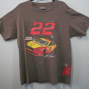 Joey Logano #22 Team Penske Nascar T-shirt Sz L